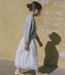 LITTLE SEBASTIANE MIDI SKIRT -- SALT