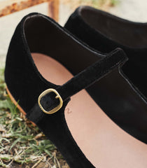 MARY JANE SLIPPER -- BLACK