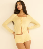 NAIDA CARDIGAN -- CITRONE