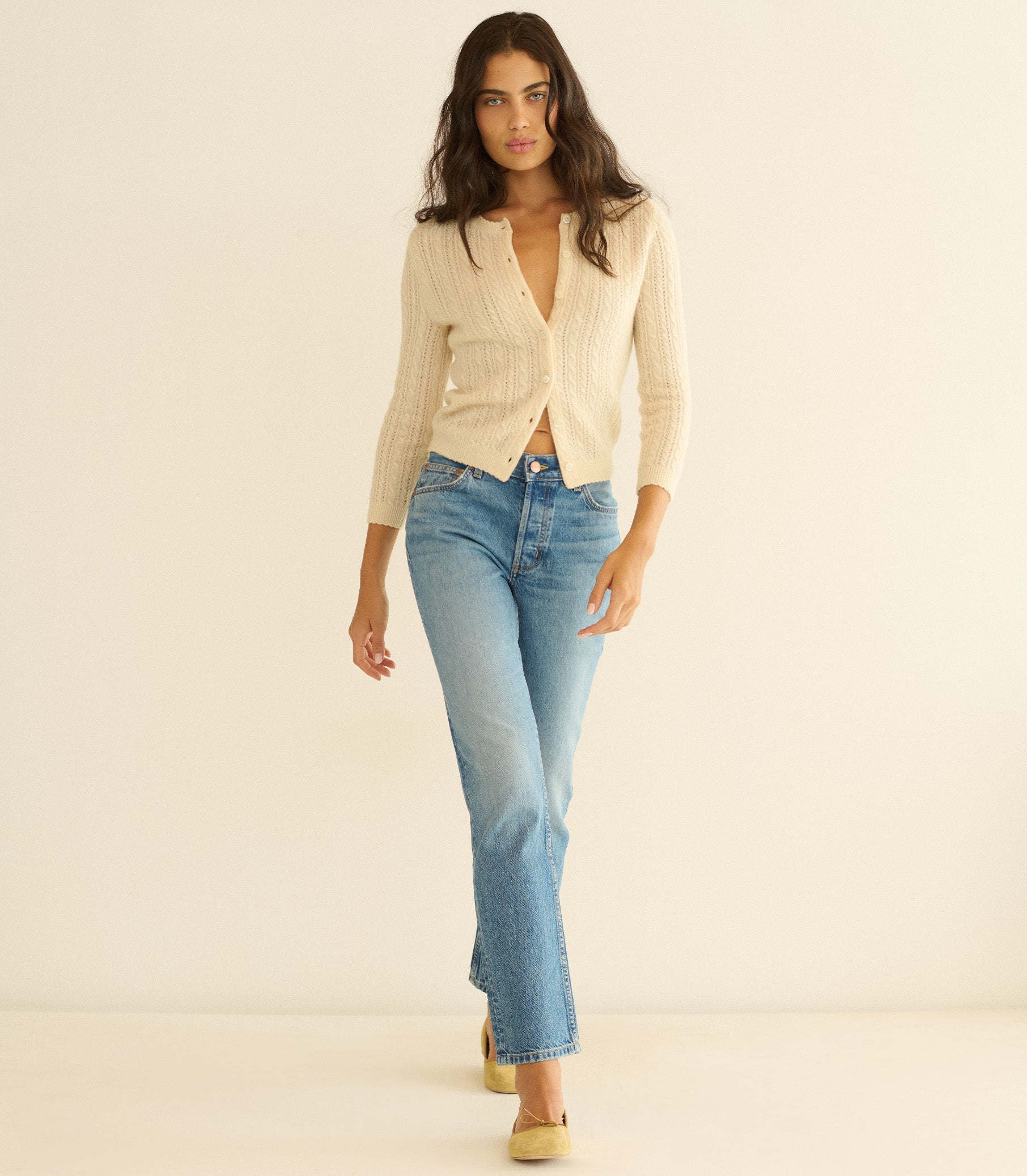 DIANA MID RISE JEAN -- MARVILLE WASH