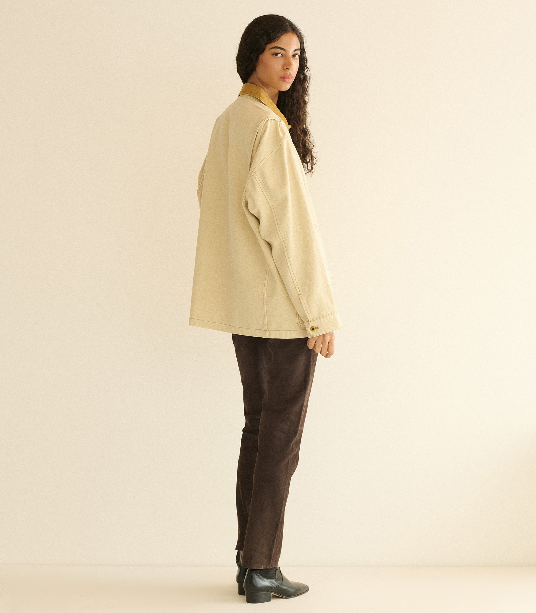 PASCUAL JACKET -- STRAW